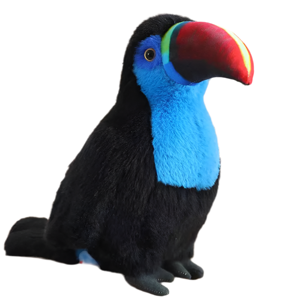 Peluche toucan bleu Azulito 40cm