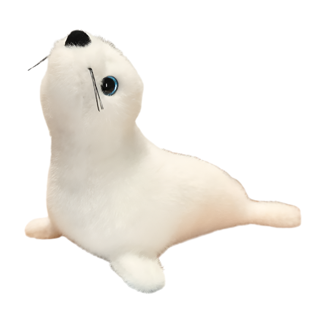 Peluche otarie blanche Flocon 22cm