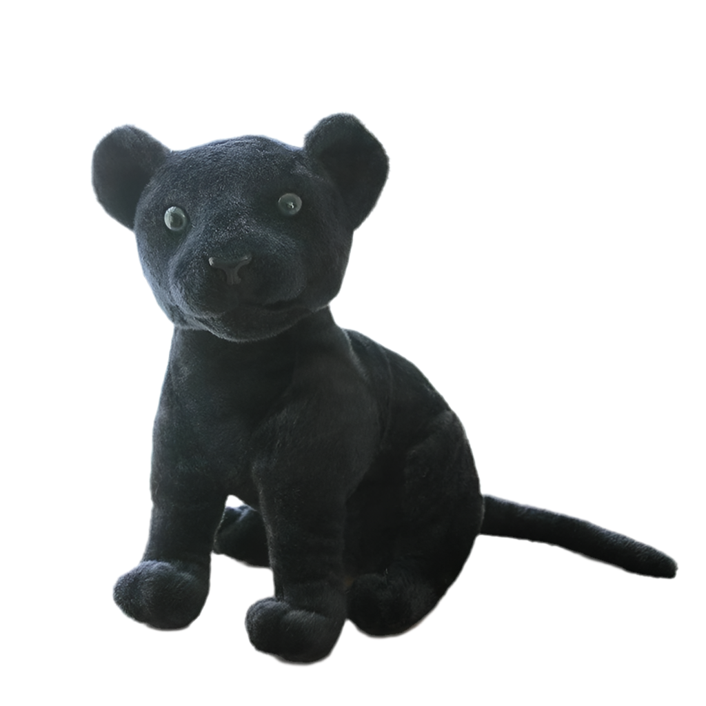 Peluche panthère noire Bagheera 33cm