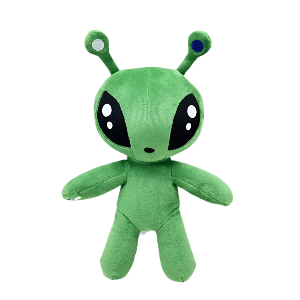 Peluche alien vert Zorgu 34cm