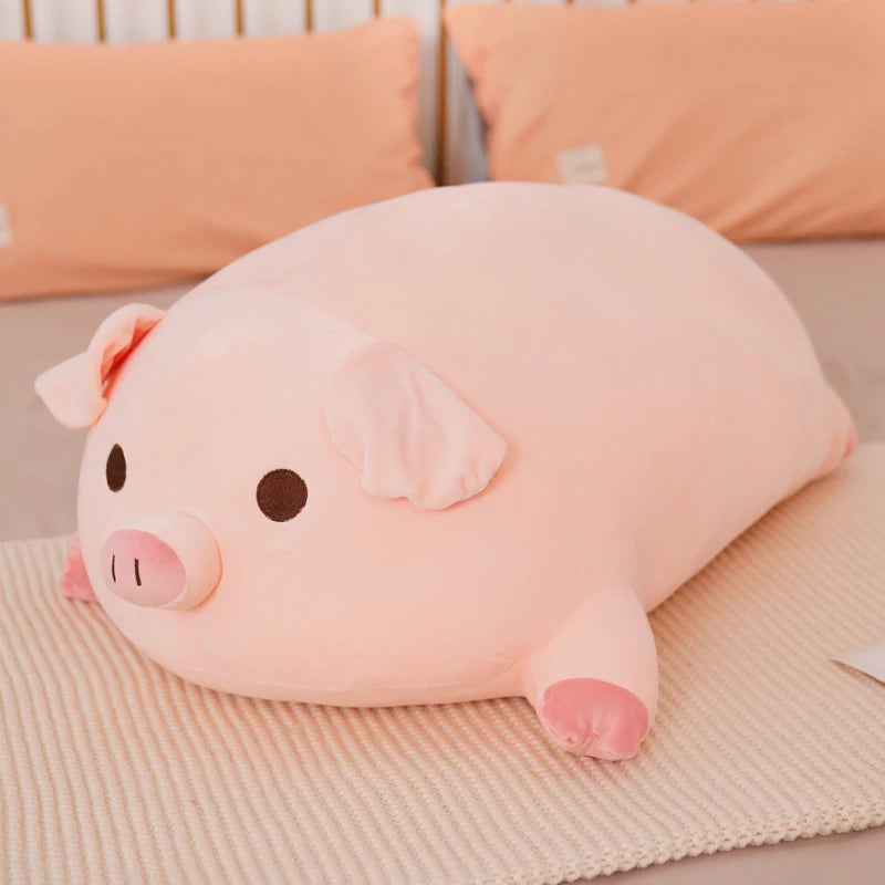 Peluche cochon géante Bouboule 80cm