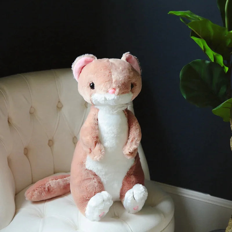 Peluche furet marron Cannelle 50cm
