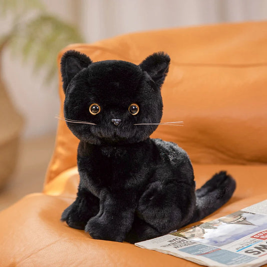 Peluche chaton noir Noctis 26cm