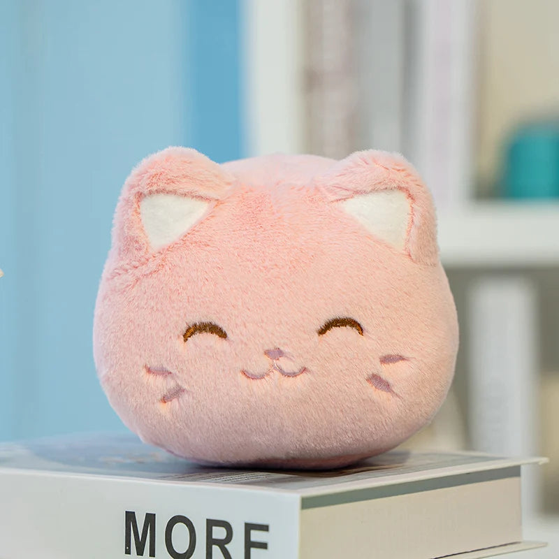 Peluche chat kawaï rose Maru 22cm