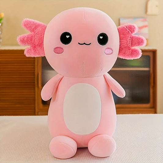 Peluche axolotl kawaï rose Hime 40cm