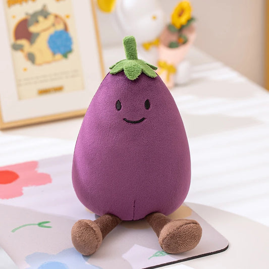 Peluche aubergine Grimmy 18cm