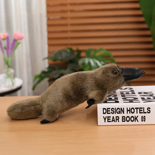 Ornithorynque en peluche Biscotte 45cm