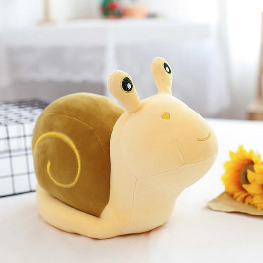 Peluche escargot jaune Caracolle 22cm