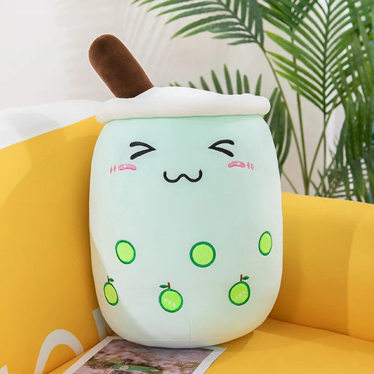 Peluche bubble tea kawaï Matcha 24cm