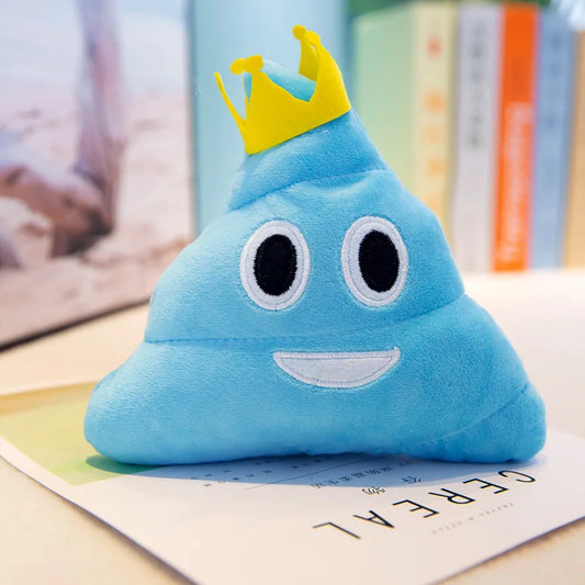 Peluche emoji caca bleu King-Poo 20cm