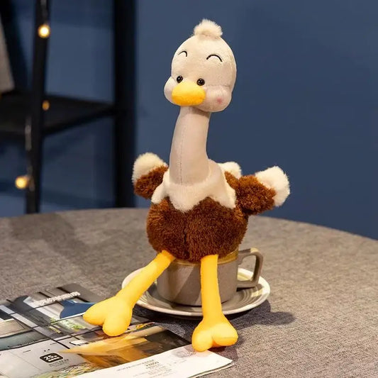 Autruche en peluche Plumy 25cm