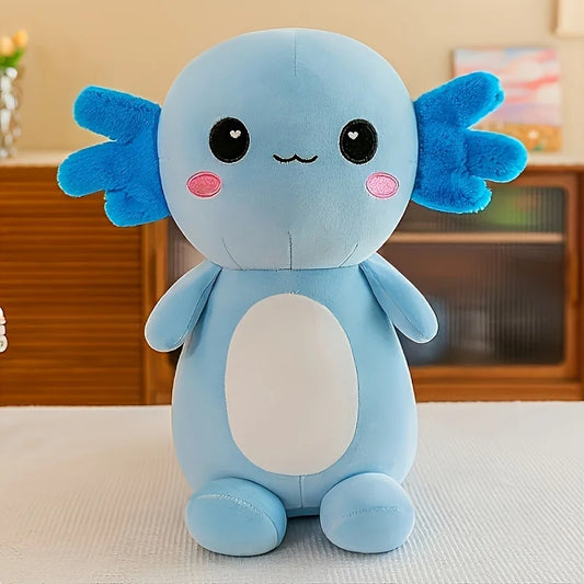 Peluche axolotl kawaï bleu Mizu 40cm