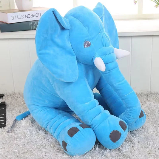 Peluche éléphant bleu Trumpy 40cm