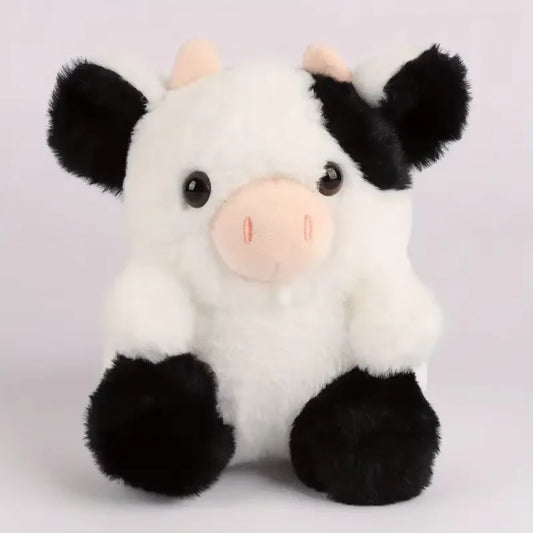 Peluche vachette noire et blanche Moomie 20cm