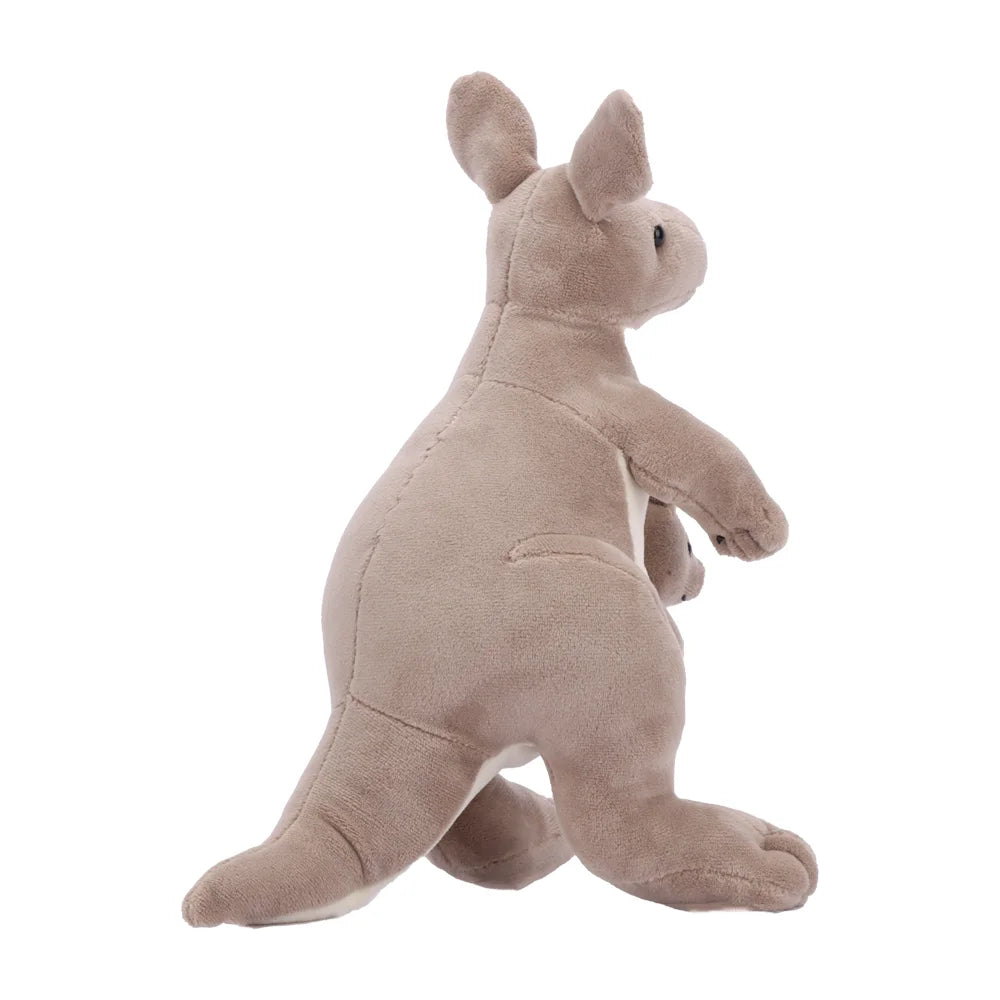 Kangourou peluche avec bébé Kaya 25cm