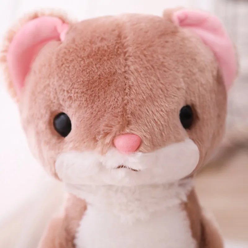 Peluche furet marron Cannelle 50cm