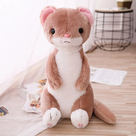Peluche furet marron Cannelle 50cm