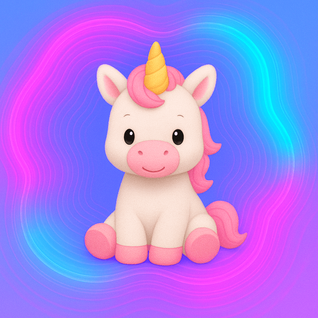 Peluche licorne