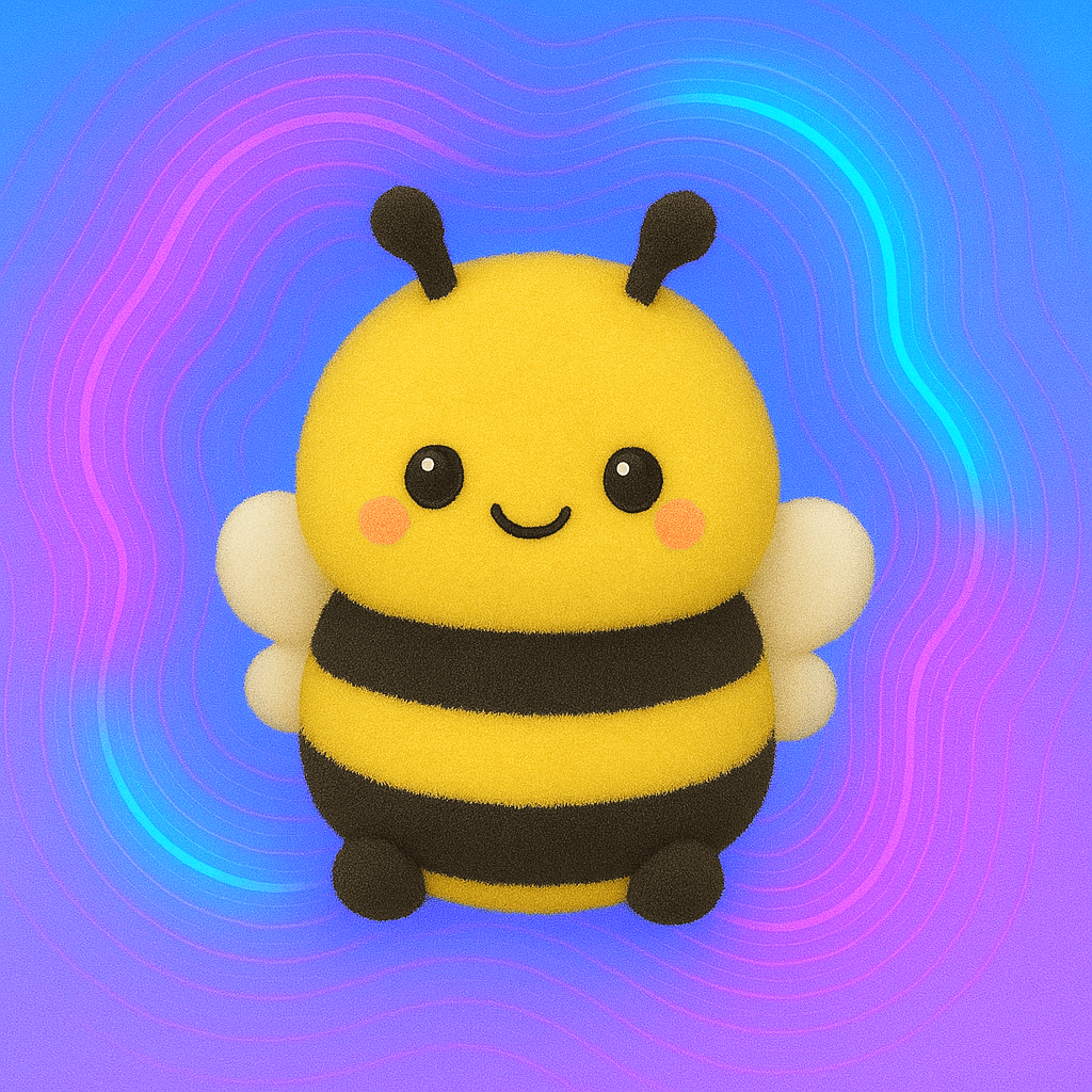 Peluche abeille