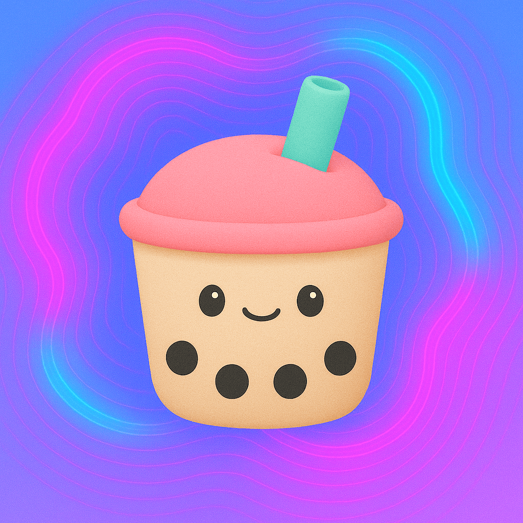 Peluche bubble tea