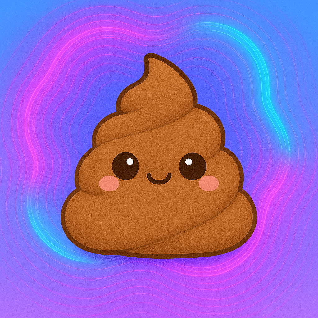 Peluche emoji caca