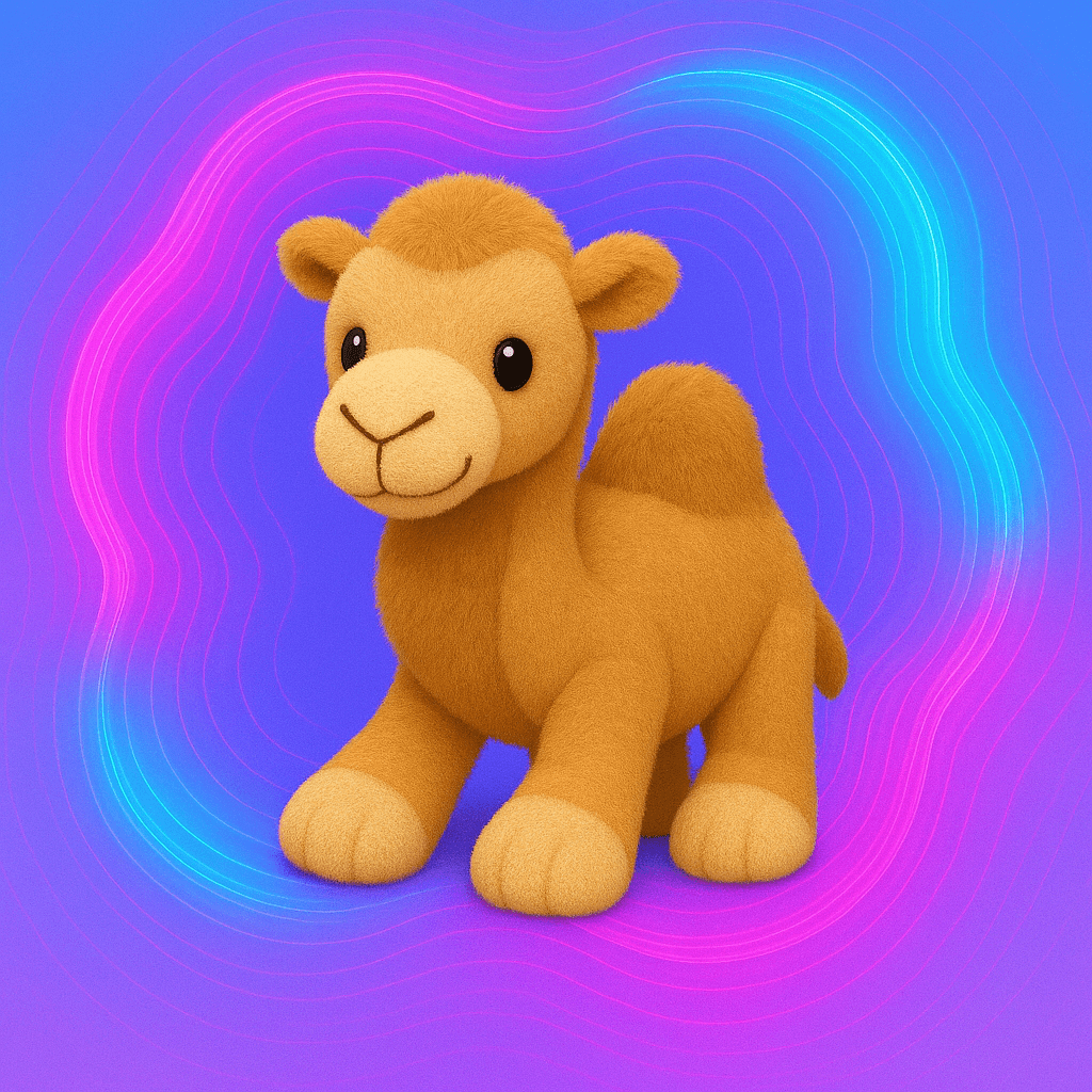 Peluche chameau