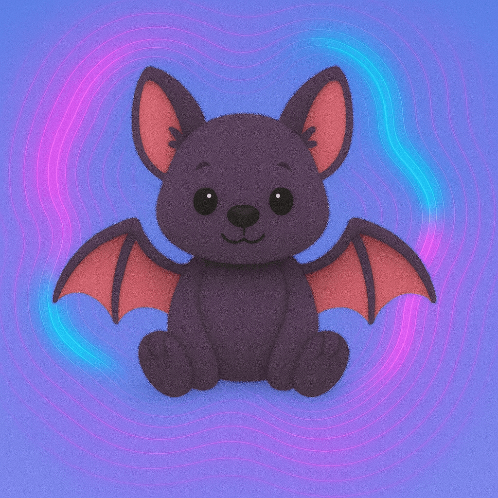 Peluche chauve souris