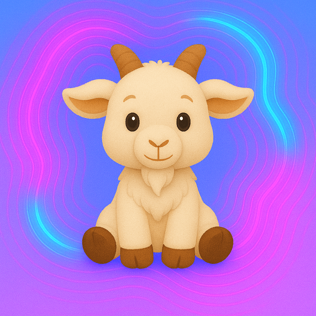 Peluche chèvre