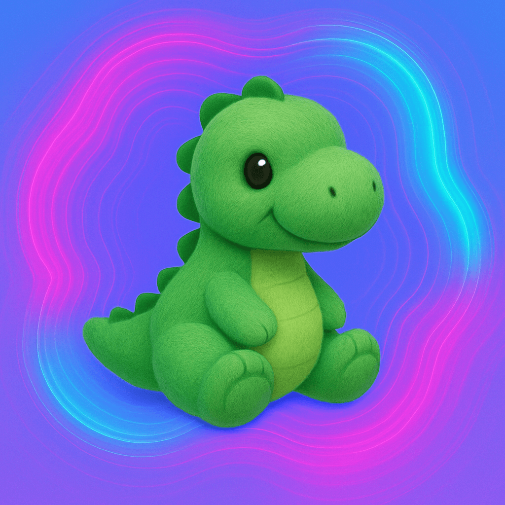 Peluche dinosaure
