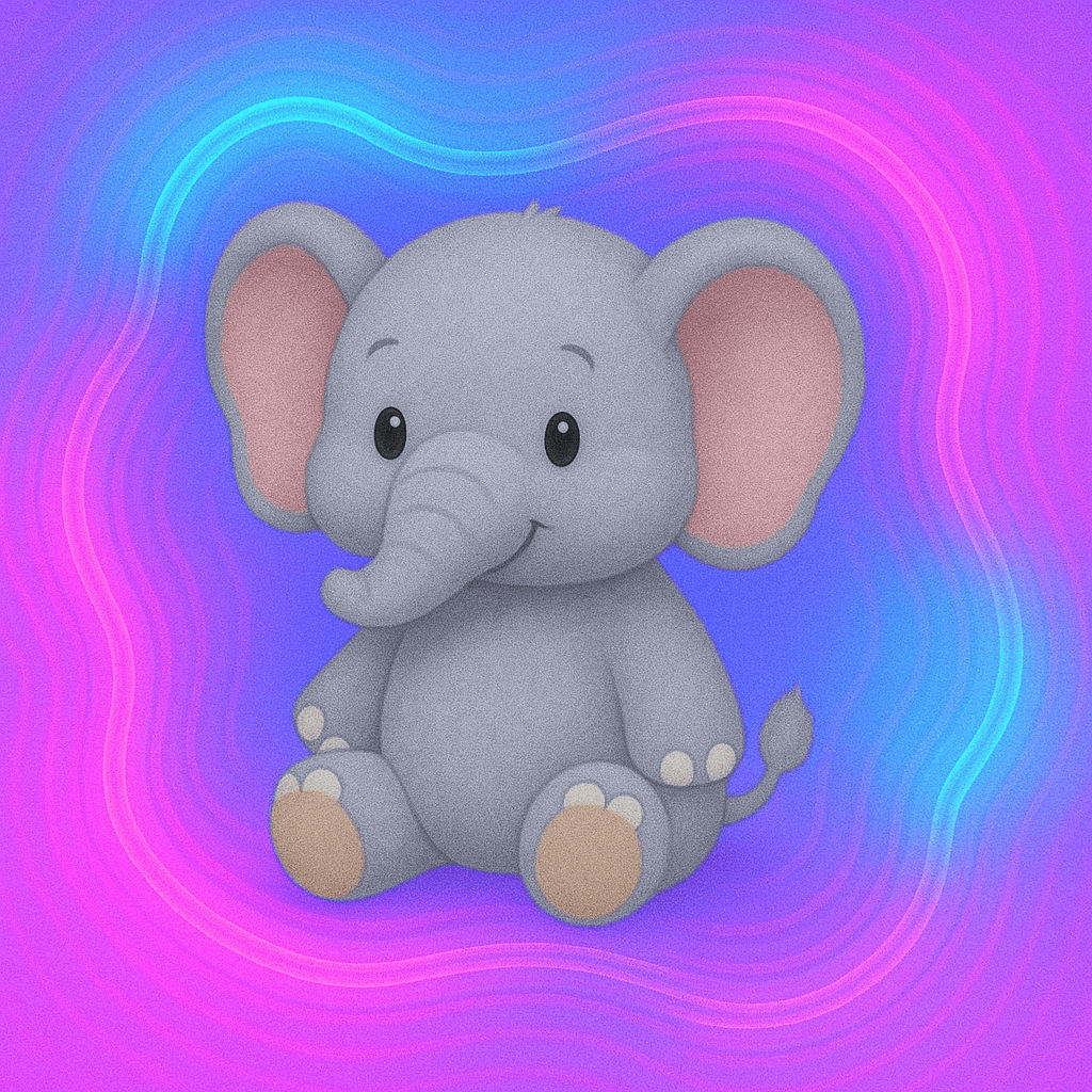 Peluche éléphant