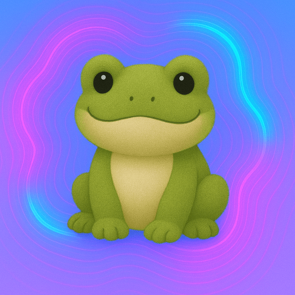 Peluche grenouille