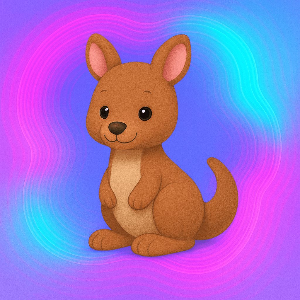 Peluche kangourou