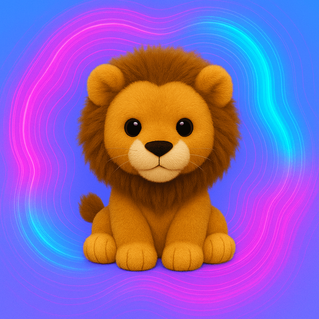 Peluche lion