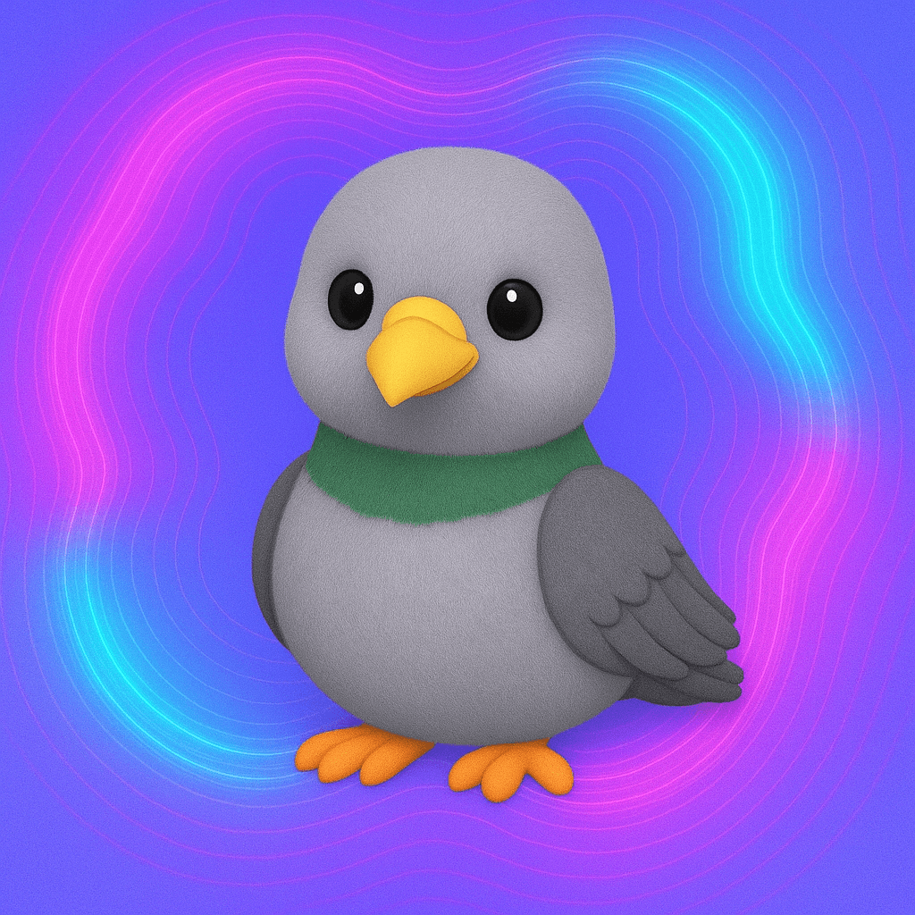 Peluche pigeon