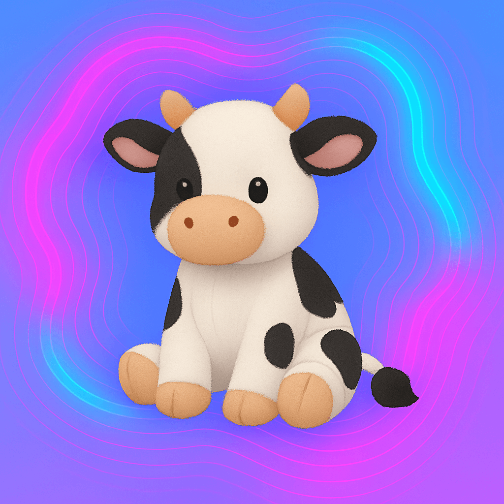 Peluche vache
