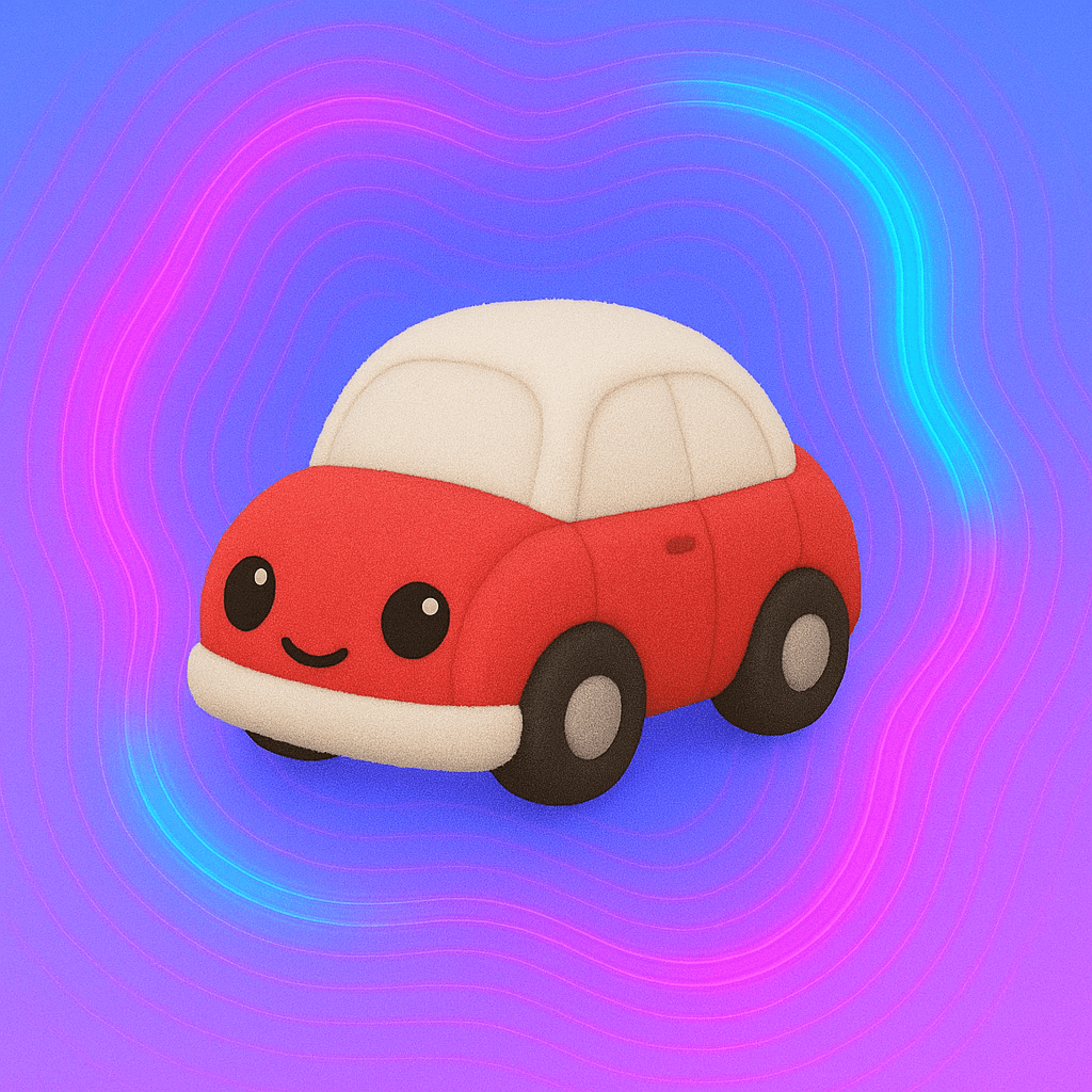 Peluche voiture