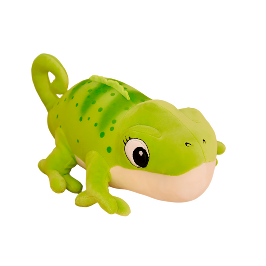 Peluche caméléon vert Camélio 30cm