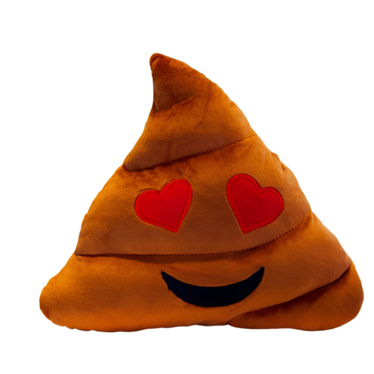 Peluche caca emoji amoureux Love-Poo 20cm