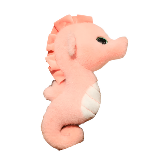 Peluche hippocampe rose Coralia 30cm