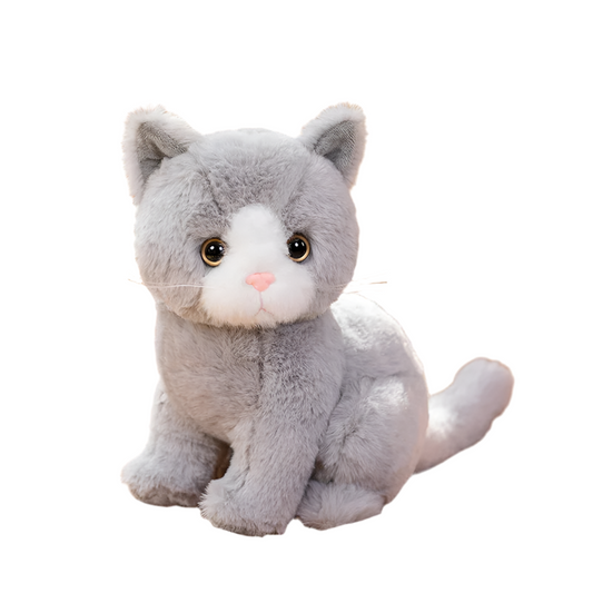 Peluche chaton gris Smoky 26cm