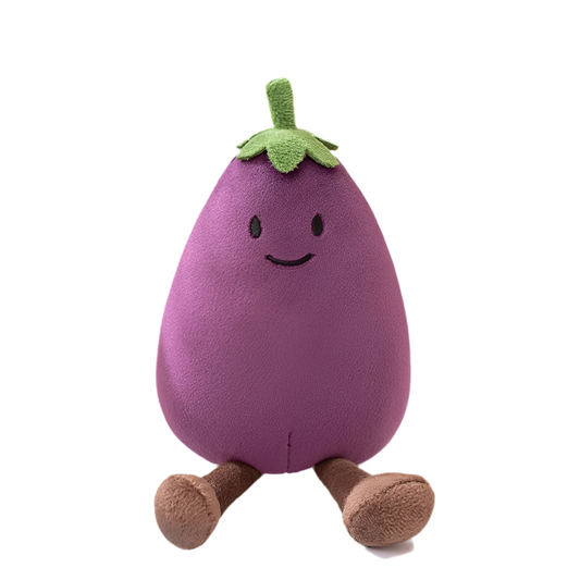 Peluche aubergine Grimmy 18cm