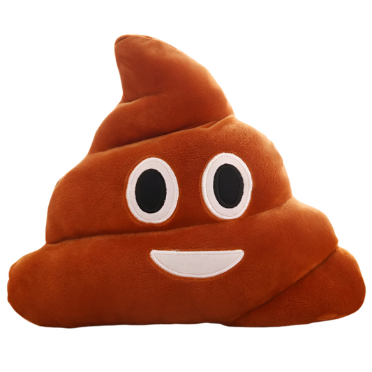 Peluche caca emoji sourire Poo-Poo 20cm