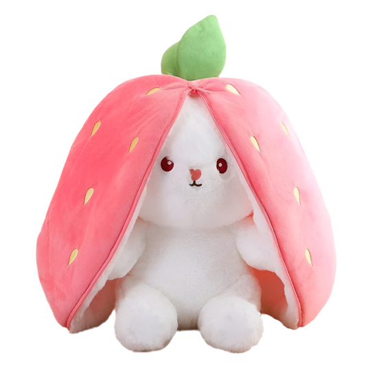 Peluche lapin fraise Lapifraise 25cm
