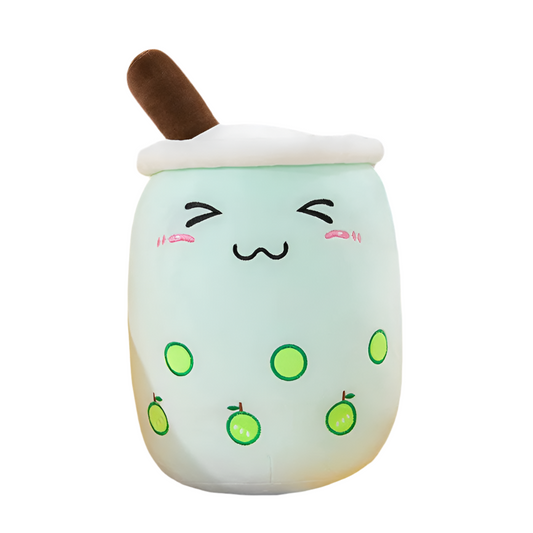 Peluche bubble tea kawaï Matcha 24cm