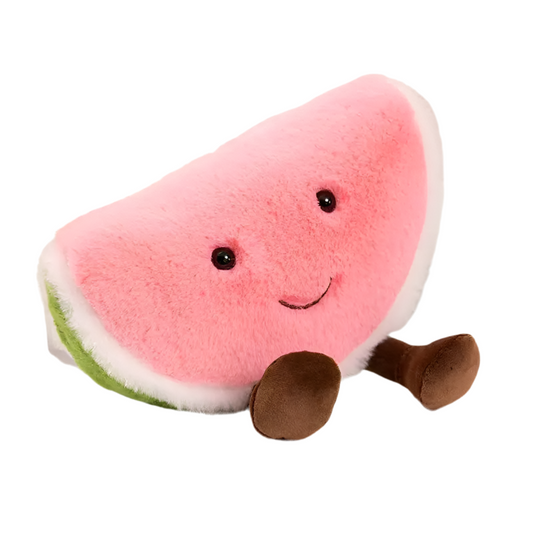 Peluche pastèque mignonne Pépita 22cm