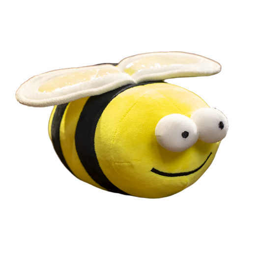 Peluche abeille jaune et noire Zézette 25cm