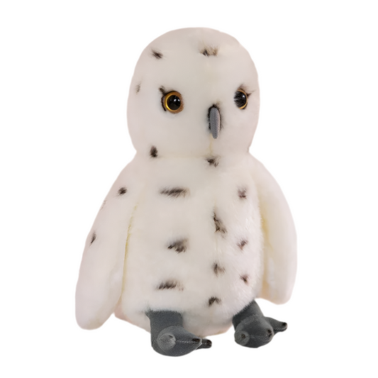 Peluche chouette blanche Flocon 35cm