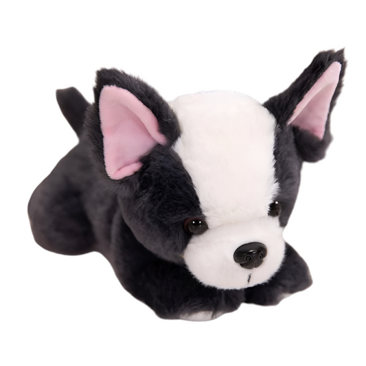Peluche bouledogue français Biscotte 25cm