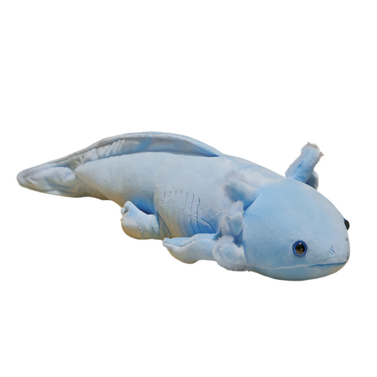Peluche axolotl bleu réaliste Hydro 45cm