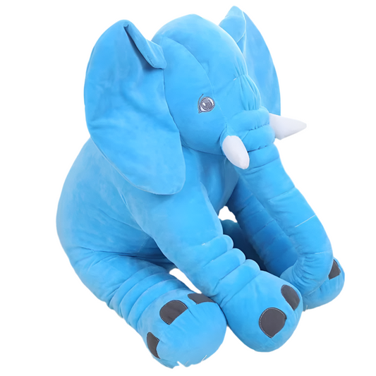 Peluche éléphant bleu Trumpy 40cm